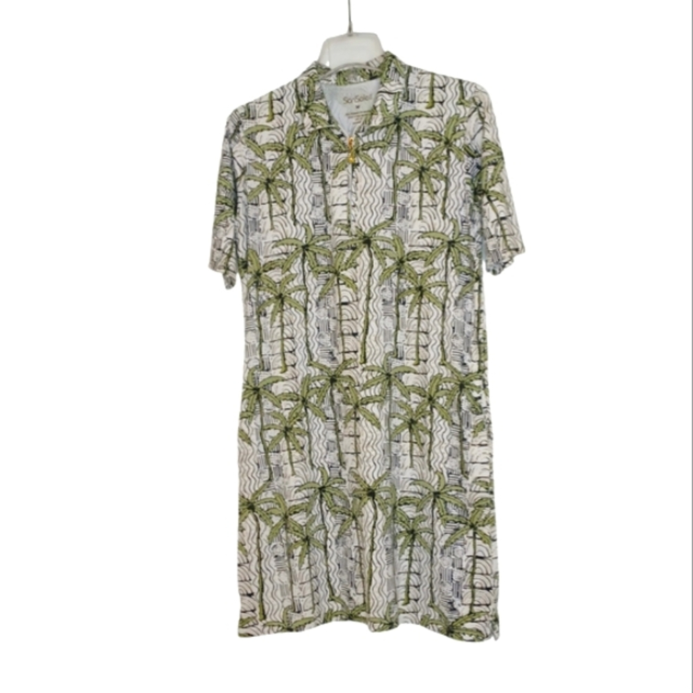 San Soleil Active Shift Dress UPF 50 UV Resistant Stretch Women's Med Tropical